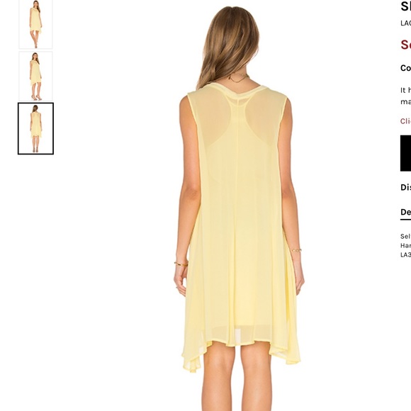 LACAUSA sleeveless dress. NWOT - Picture 5 of 5
